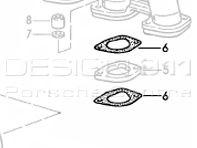 Inlet Manifold Gasket. Porsche 911